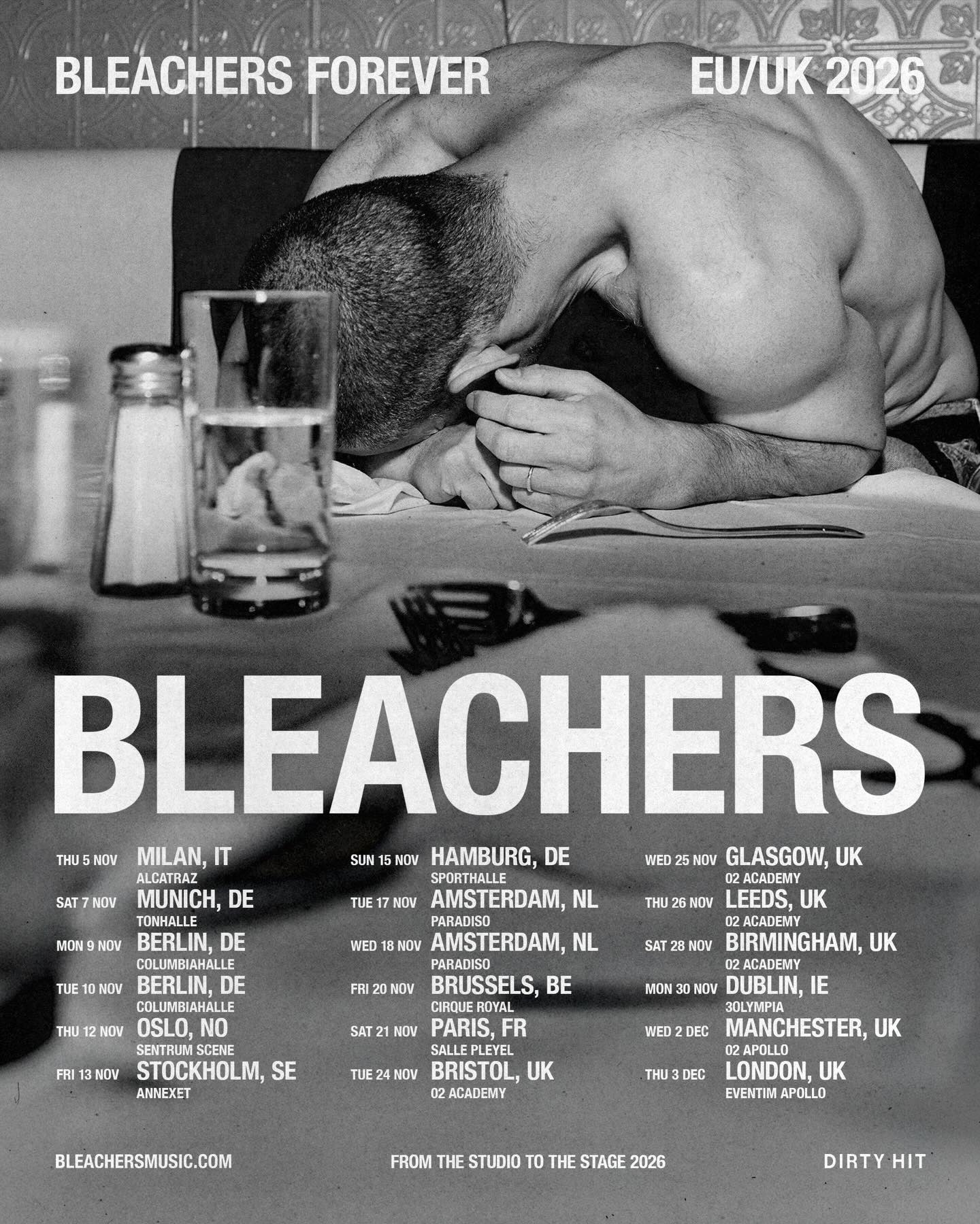 Bleachers Bleachers Forever tour Poster 2026